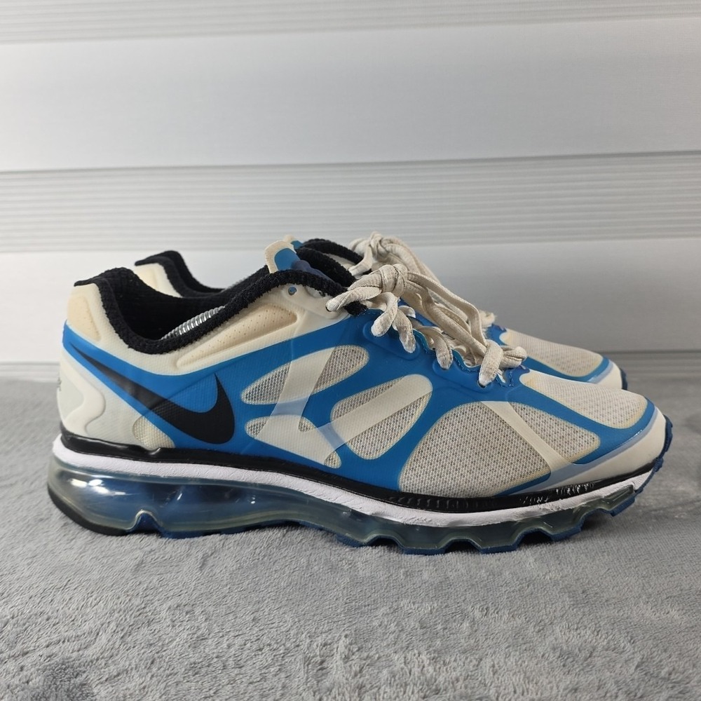 Nike Air Max 488122-100 6Y 2011 White Blue‎